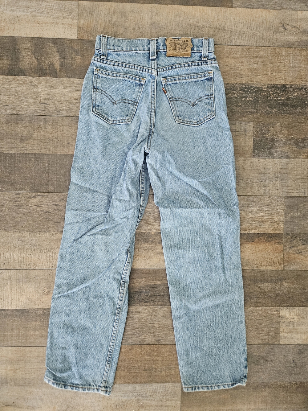 Levi's Light Blue Straight Leg Kids Jeans, ORANGE TAB, VINTAGE